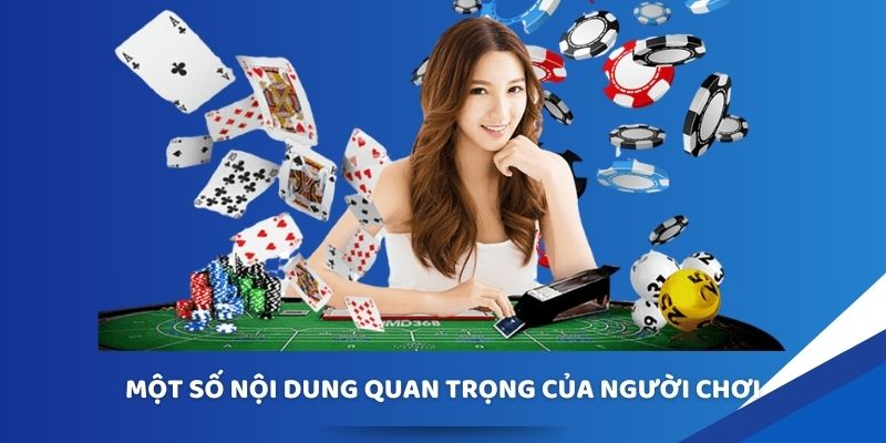 Một số nội dung quan trọng của người chơi